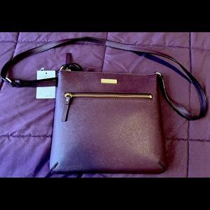 Purple Kate Spade crossbody bag